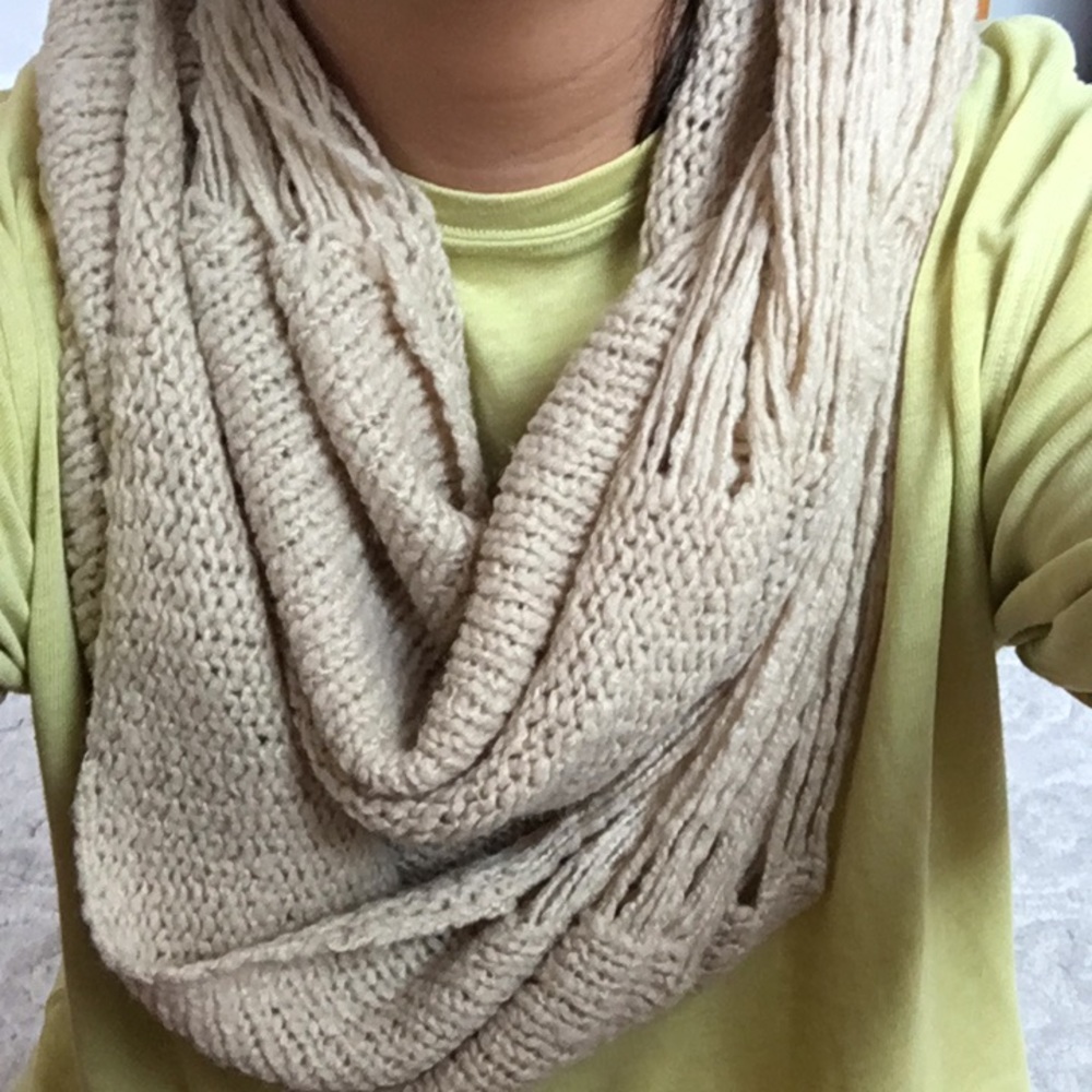 Paula Bianca infinity wrap scarf